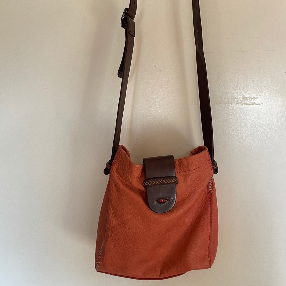 Lucky Brand leather crossbody purse